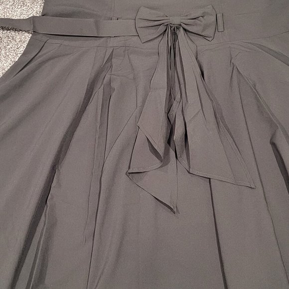 24/26 Black Ruffle Pin-up Wide Neck Dress 1960's Style 4X NWOT - Picture 5 of 10